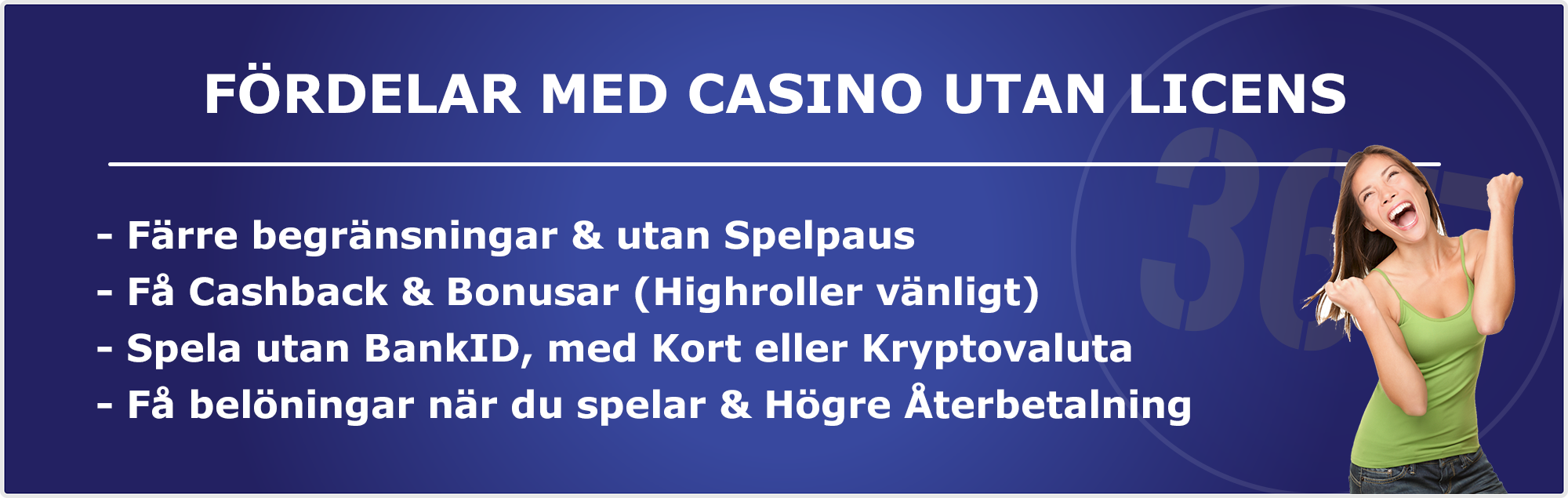 fördelar med casino utan svensk licens